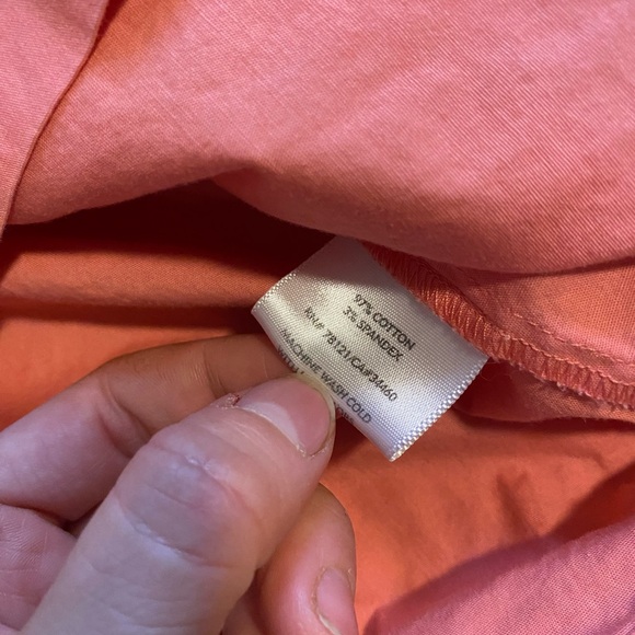 Eileen Fisher button up blouse pink small - Picture 3 of 5